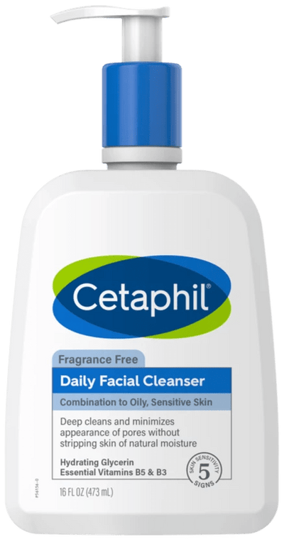 Cetaphil Daily Facial Cleanser Fragrance Free - 16 oz - MeStore - Cetaphil