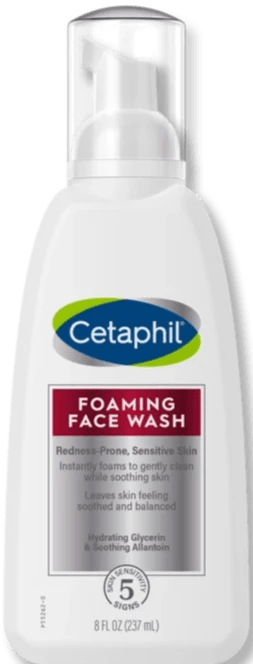 Cetaphil Foaming Face Wash For Redness Prone 8 Oz - MeStore - Cetaphil