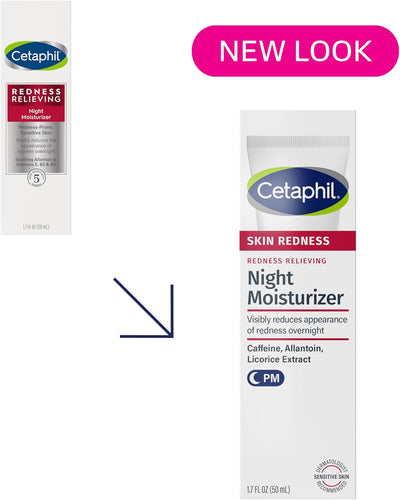 Cetaphil Redness Relieving Night Moisturizer 1.7 Oz - MeStore - Cetaphil