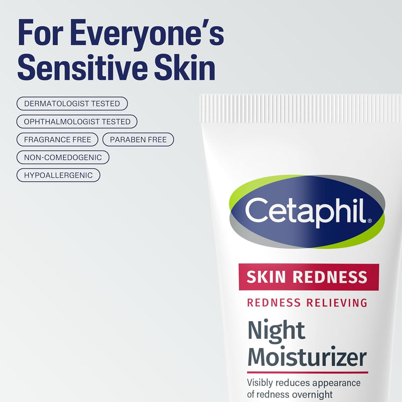 Cetaphil Redness Relieving Night Moisturizer 1.7 Oz - MeStore - Cetaphil