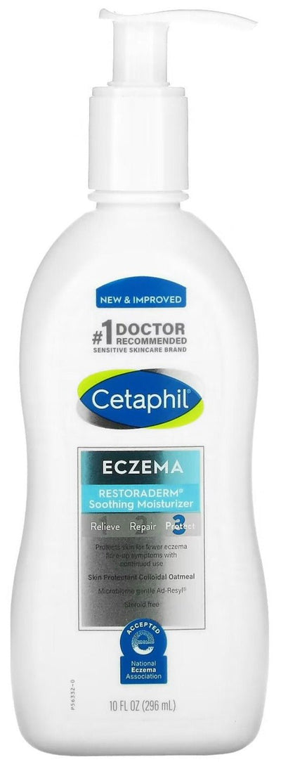 Cetaphil Restoraderm Eczema Soothing Moisturizer (FACE) - New 10 Oz - MeStore - Cetaphil