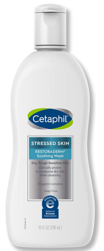 Cetaphil Restoraderm Soothing Wash 10 Oz - MeStore - Cetaphil