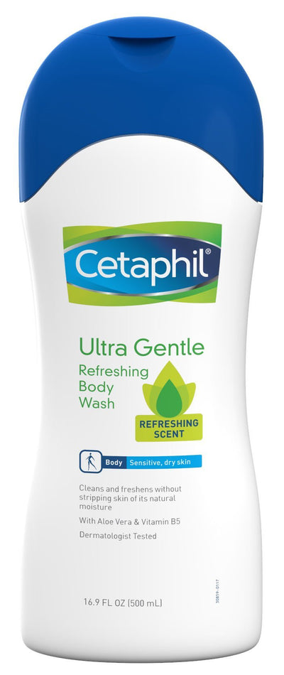 Cetaphil Ultra Gentle Body Wash - Refreshin 16.9 Oz - MeStore - Cetaphil