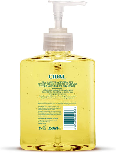 Cidal Pump Soap 250Ml Grapefruit Extract - MeStore - Cidal