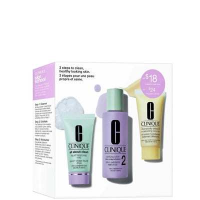 Clinique 3 - Step Skin Care Kit - Skin Type 2 - 4oz/3ct - Ulta Beauty - MeStore - CLINIQUE