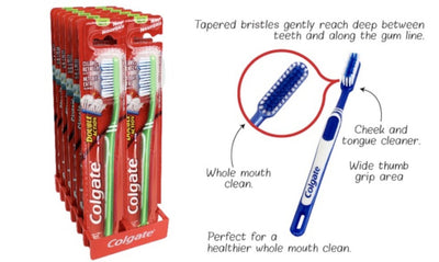 Colgate Double Action Toothbrush Medium - MeStore - Colgate