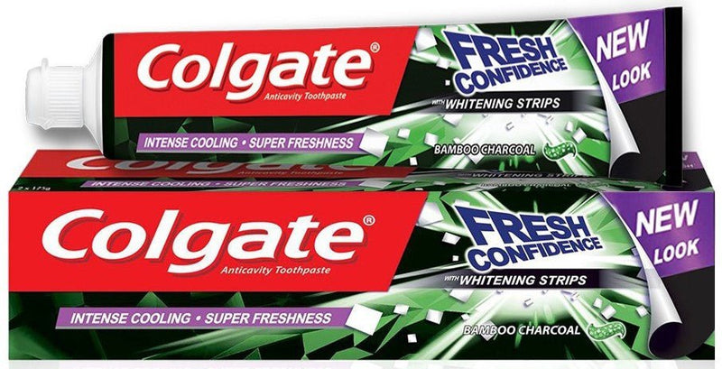 Colgate Max Fresh Charcoal With Whitening Strips 100Ml Import - MeStore - Colgate