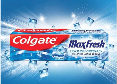 Colgate Max Fresh Coolmint 100Ml Import Blue - MeStore - Colgate