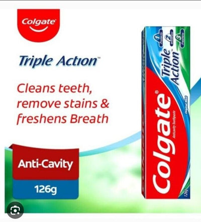 Colgate Triple Action Toothpaste 100Ml Import - MeStore - Colgate