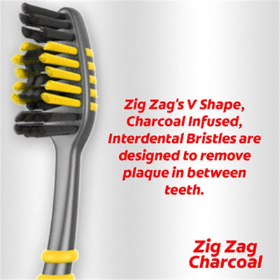 Colgate Zig Zag Charcoal Toothbrush - MeStore - Colgate