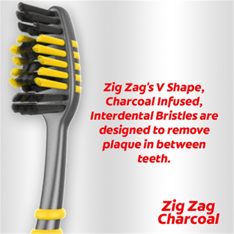 Colgate Zig Zag Charcoal Toothbrush - MeStore - Colgate