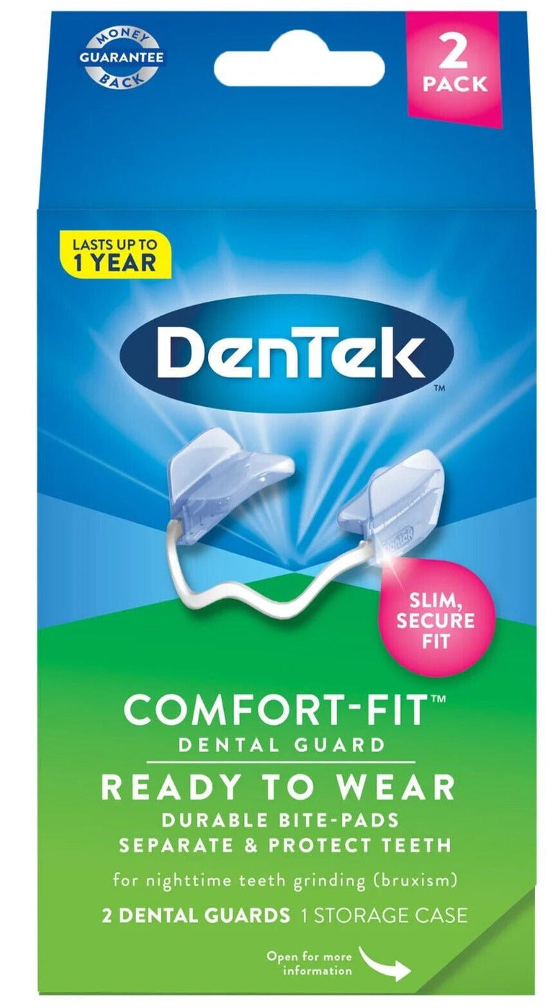 Comfort - Fit Dental Guard For Nighttime Teeth Grinding, 2 count (Packaging May Vary) - MeStore - Dentek