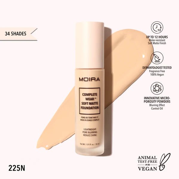 Complete Wear Foundation - MeStore - Moira Beauty