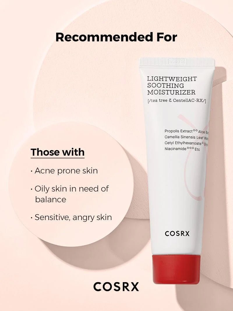 COSRX AC Collection Lightweight Soothing Moisturizer - 80ml - MeStore - COSRX