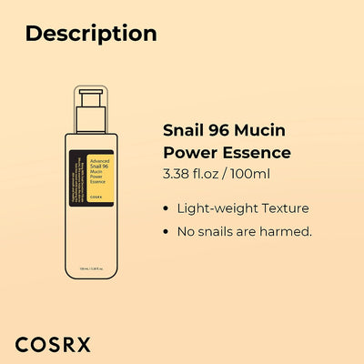 COSRX Advanced Snail 96 Mucin Power Essence - 100ml - MeStore - COSRX