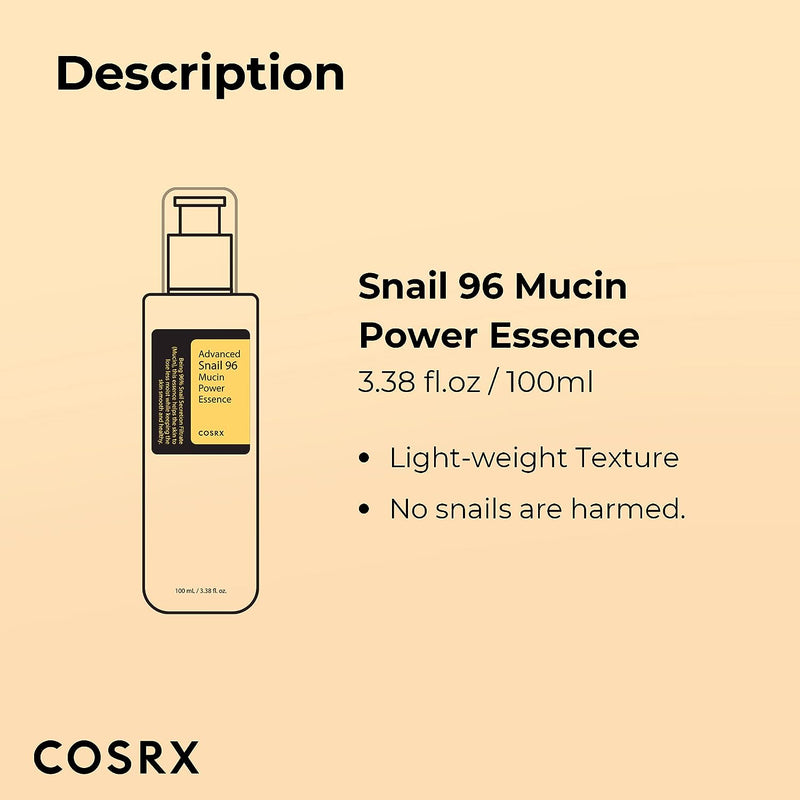 COSRX Advanced Snail 96 Mucin Power Essence - 100ml - MeStore - COSRX