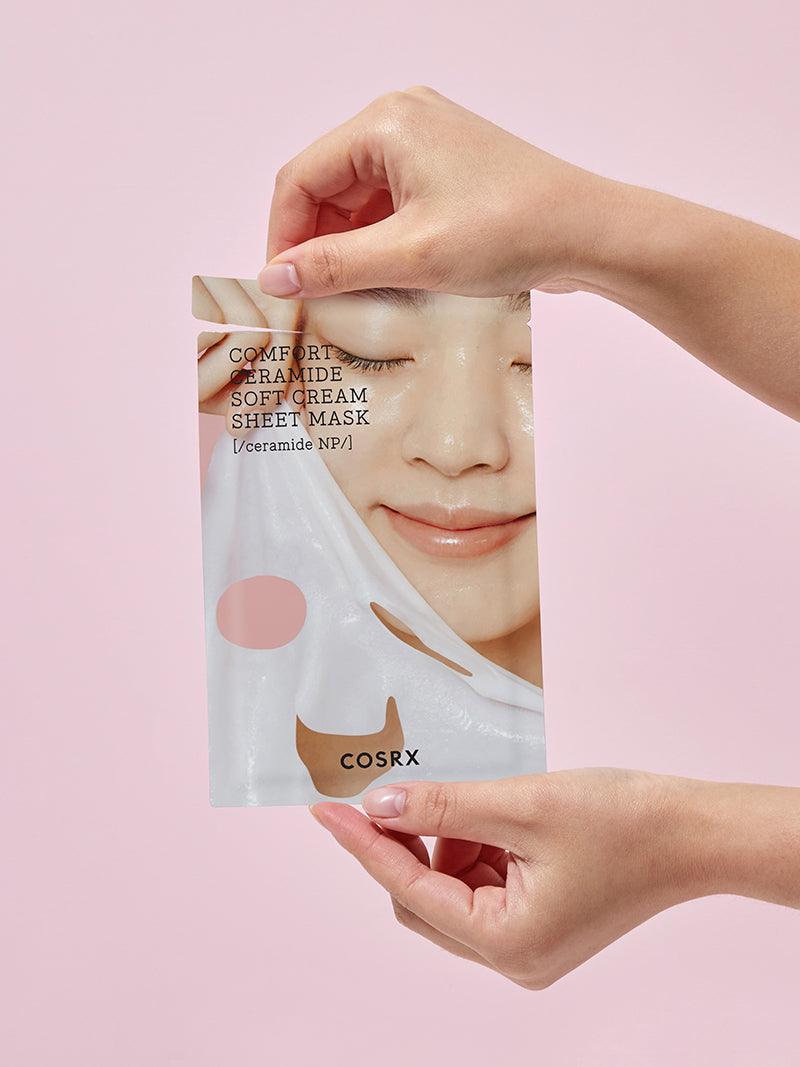 COSRX Balancium Comfort Ceramide Soft Cream Sheet Mask - 26 mL - MeStore - COSRX