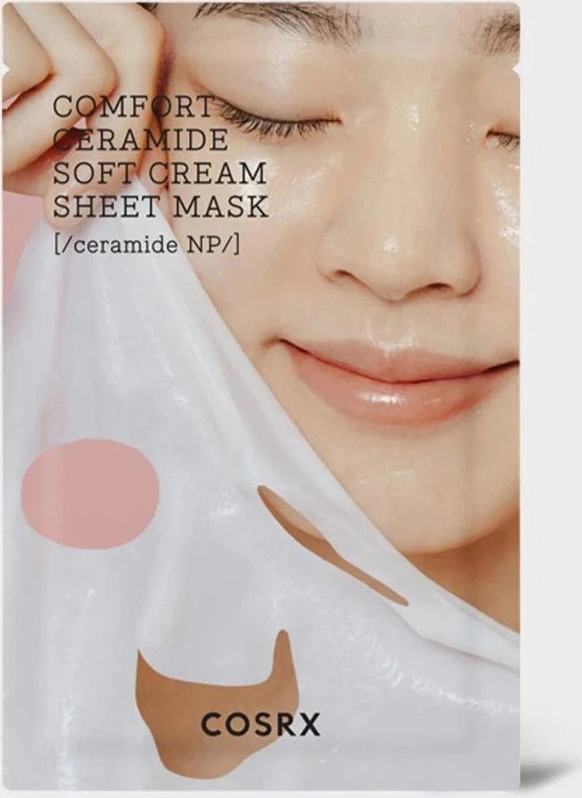 COSRX Balancium Comfort Ceramide Soft Cream Sheet Mask - 26 mL - MeStore - COSRX