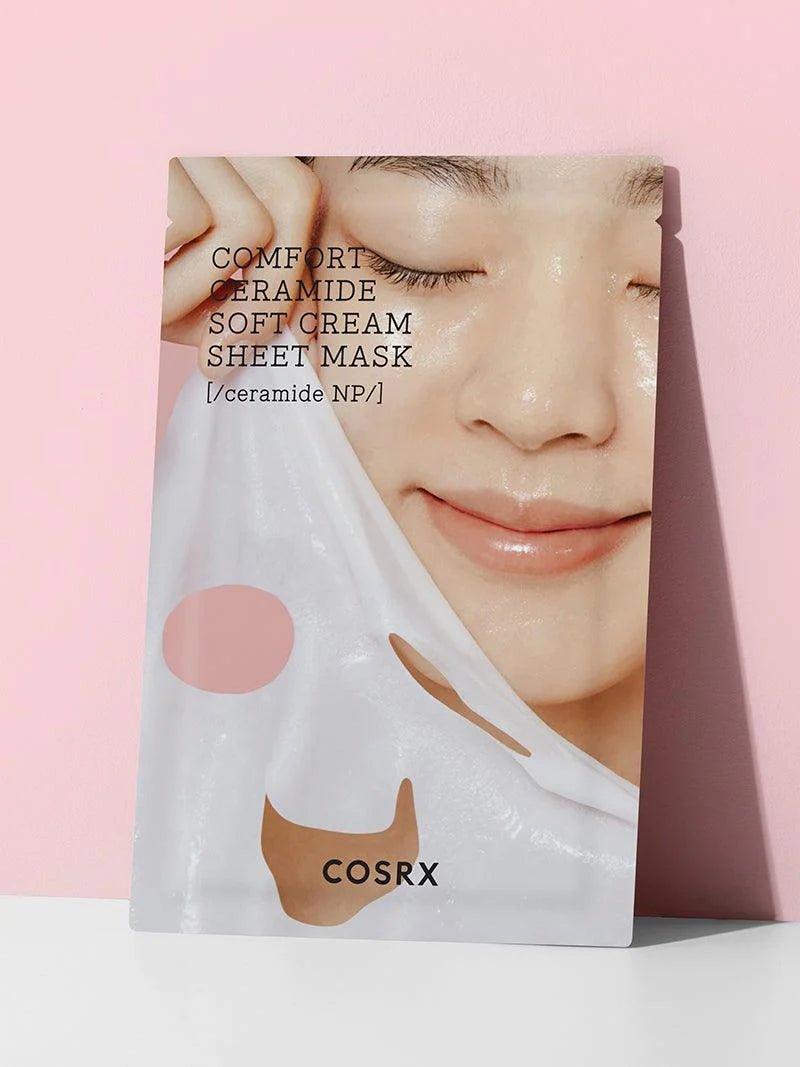 COSRX Balancium Comfort Ceramide Soft Cream Sheet Mask - 26 mL - MeStore - COSRX