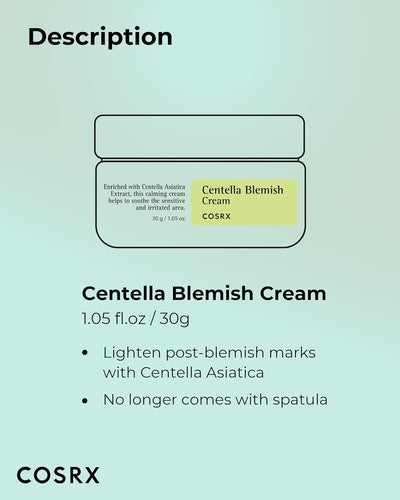 COSRX Centella Blemish Cream - 30ml - MeStore - COSRX