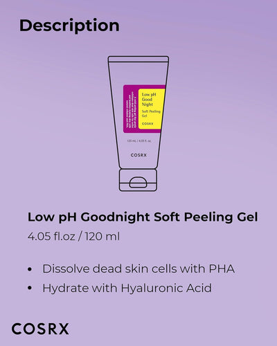 COSRX Low pH Good Night Soft Peeling Gel - 120 mL - MeStore - COSRX