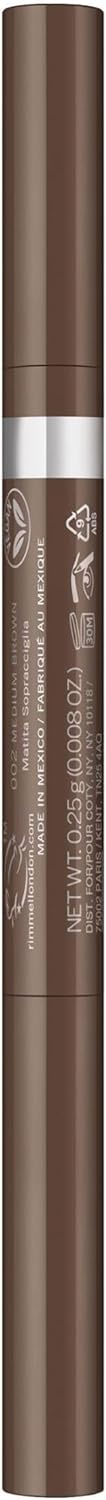 DBP002 - Dual Brow Pencil(002, Medium Brown) - MeStore - Moira Beauty