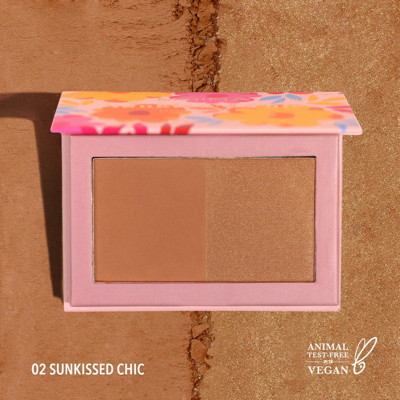 DBR002 - (Sunkissed Chic Dual Bronzer) - MeStore - Moira Beauty