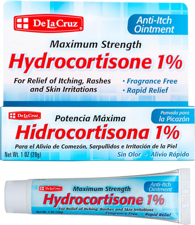 DE LA CRUZ® 1% HYDROCORTISONE OINTMENT FOR ITCHING 1 oz. - MeStore - DE LA CRUZ