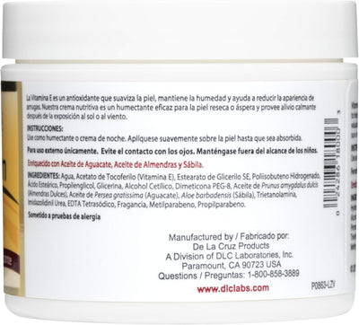 DE LA CRUZ 10,000 IU VITAMIN E CREAM 4 oz. - MeStore - DE LA CRUZ