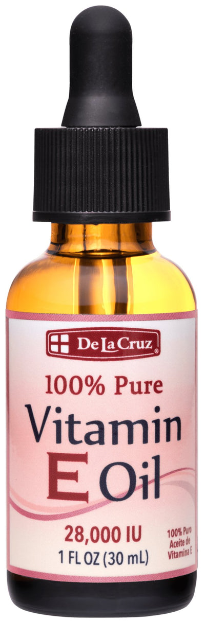 DE LA CRUZ 28,000 IU PURE VITAMIN E OIL w/ DROPPER 1 fl. oz. - MeStore - DE LA CRUZ