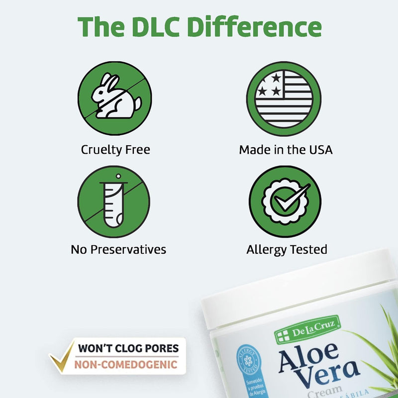 DE LA CRUZ ALOE VERA CREAM 4 oz. - MeStore - DE LA CRUZ