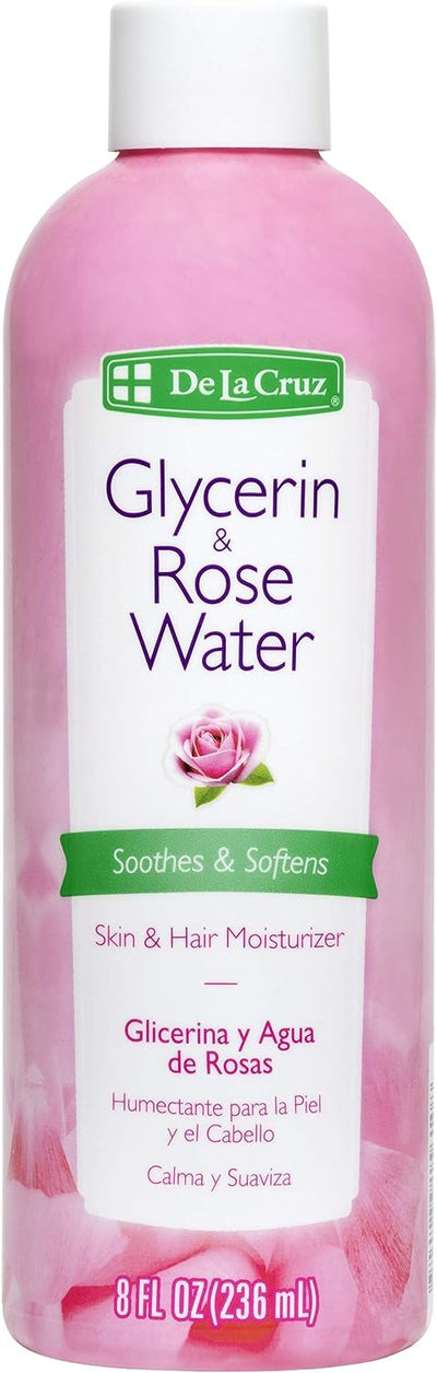 DE LA CRUZ GLYCERIN & ROSE WATER 8 fl. oz. - MeStore - DE LA CRUZ