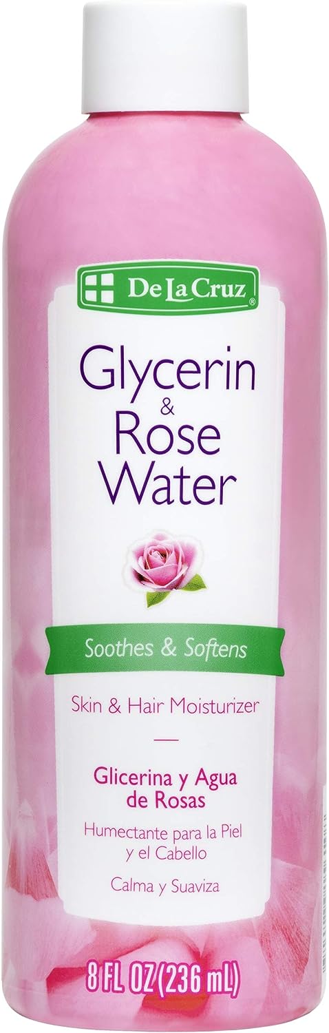 DE LA CRUZ GLYCERIN & ROSE WATER 8 fl. oz. - MeStore - DE LA CRUZ