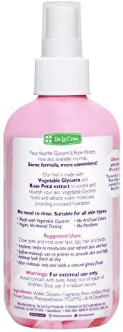 DE LA CRUZ GLYCERIN & ROSE WATER SPRAY 8 fl. oz. - MeStore - DE LA CRUZ