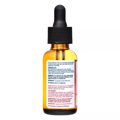 De La Cruz Pure Vitamin E Oil 28,000 IU with Dropper 1 Oz - MeStore - DE LA CRUZ