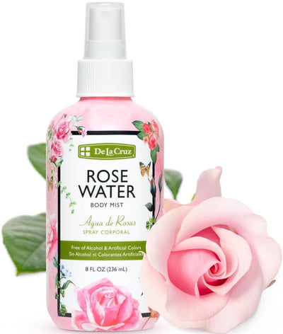 DE LA CRUZ ROSE WATER SPRAY 8 fl. oz. - MeStore - DE LA CRUZ