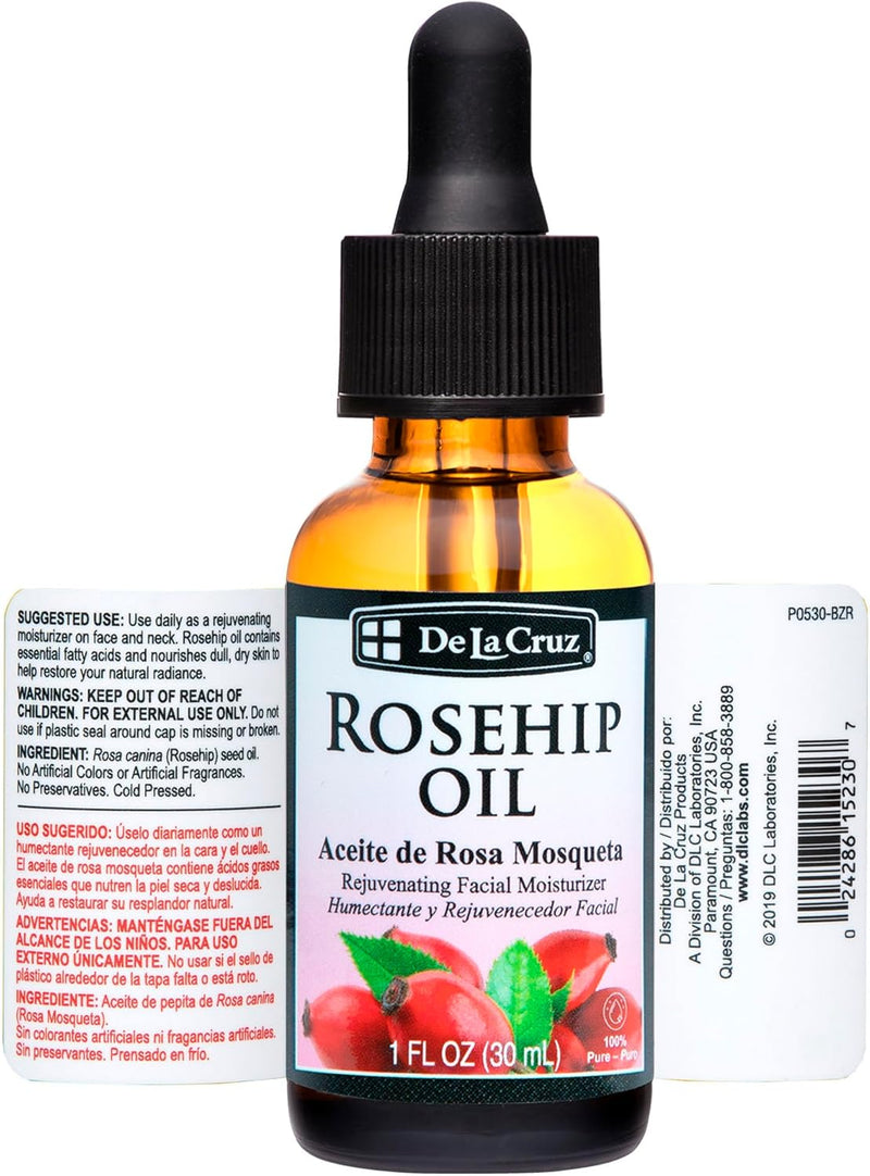 DE LA CRUZ ROSEHIP OIL w/ DROPPER 1 fl. oz. - MeStore - DE LA CRUZ