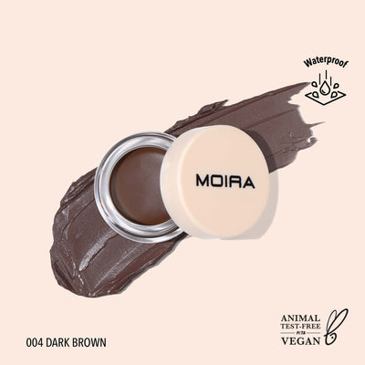 Define & Sculpt Brow Pomade (004, Dark Brown) - MeStore - Moira Beauty