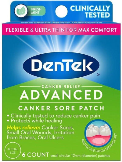 Dentek Canker Relief 6ct Patch 24 - MeStore - Dentek