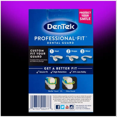 DenTek Professional - Fit Dental Guard for Nighttime Teeth Grinding, 1 Count, (Pack of 3) - MeStore - Dentek