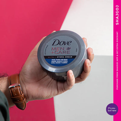 Dove 250Ml Mens Hydra Cream Jar - MeStore - Dove