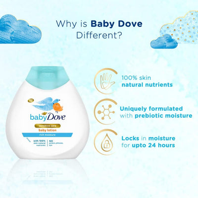 Dove Baby Lotion Rich Moisture 200Ml - MeStore - Dove