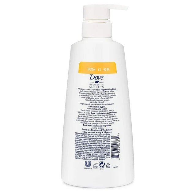 DOVE BODY LOTION (INDIA) 500ML X 12 REPLENISHING - MeStore - Dove