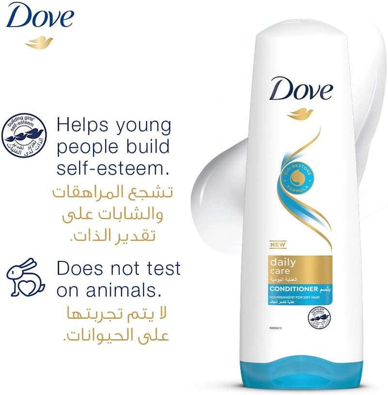 DOVE CONDITIONER (UAE) 350ML X 12 DAILY CARE - MeStore - Dove