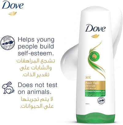 DOVE CONDITIONER (UAE) 350ML X 12 HAIR FALL RESCUE - MeStore - Dove