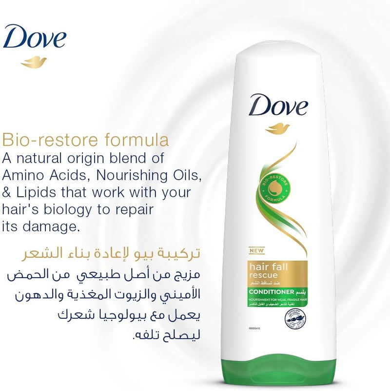 DOVE CONDITIONER (UAE) 350ML X 12 HAIR FALL RESCUE - MeStore - Dove