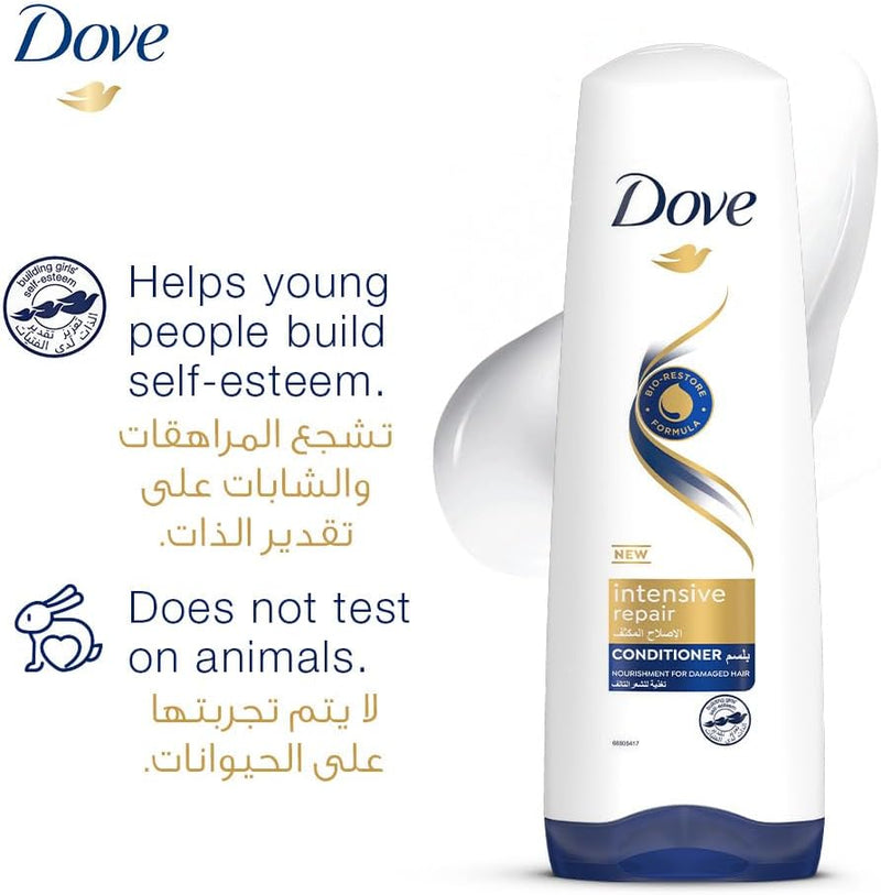 DOVE CONDITIONER (UAE) 350ML X 12 INTENSIVE REPAIR - MeStore - Dove