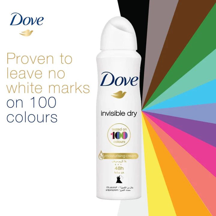 Dove Deodorant Invisible Dry Antiperspirant 150 ML - MeStore - Dove