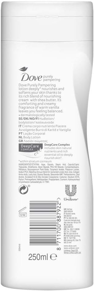 Dove Lotion 250Ml Indulgent Nourishment With Shea Butter - MeStore - MeStore