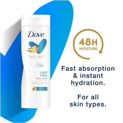 Dove Lotion 400 ML Hydro Light Care With Ceramide Restoring Serum - MeStore - Dove